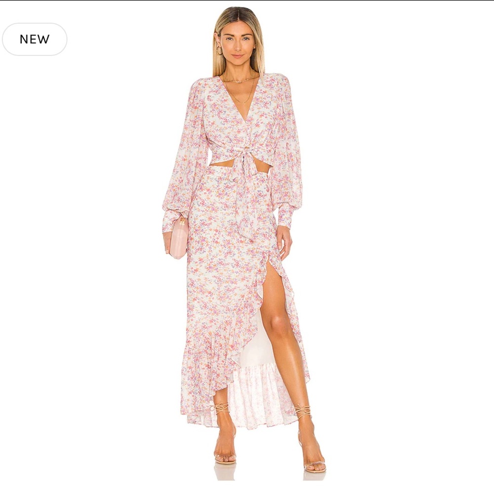 Maxi skirt & top set